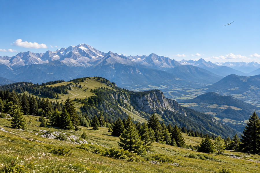 Le Gap de Bayard et les sommets alpins